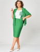Юбочный костюм артикул: 1269 темно-зеленый от МишельСтиль - вид 10