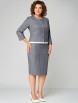 Юбочный костюм артикул: 1299 серый от МишельСтиль - вид 11