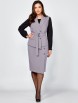 Юбочный костюм артикул: 1302 серый от МишельСтиль - вид 5