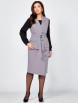 Юбочный костюм артикул: 1302 серый от МишельСтиль - вид 1
