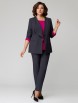 Брючный костюм артикул: 1145-1 графит+фуксия от МишельСтиль - вид 4