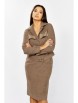 Юбочный костюм артикул: 1334 бежевый от МишельСтиль - вид 7