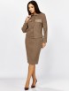 Юбочный костюм артикул: 1334 бежевый от МишельСтиль - вид 10