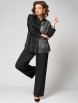 Брючный костюм артикул: 1338 черно-белый от МишельСтиль - вид 5