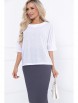 Юбочный костюм артикул: КОСТЮМ МАРАНО (ВАЙТ ГРЕЙ) от Bellovera - вид 5