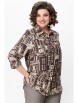 Блузка артикул: 408 коричневый от БелЭльСтиль - вид 3