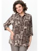 Блузка артикул: 408 коричневый от БелЭльСтиль - вид 5