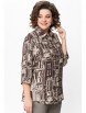Блузка артикул: 408 коричневый от БелЭльСтиль - вид 6