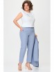 Брюки артикул: 586 голубой джинс от БелЭльСтиль - вид 2