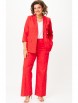 Брючный костюм артикул: 412+601 красный горох от БелЭльСтиль - вид 1