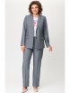 Брючный костюм артикул: 412+596 серый однотон от БелЭльСтиль - вид 6