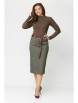 Юбка артикул: 598 олива от БелЭльСтиль - вид 6