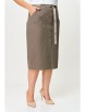 Юбка артикул: 598 светло-коричневый от БелЭльСтиль - вид 5