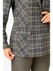 Жакет артикул: 412 клетка коричневая от БелЭльСтиль - вид 4