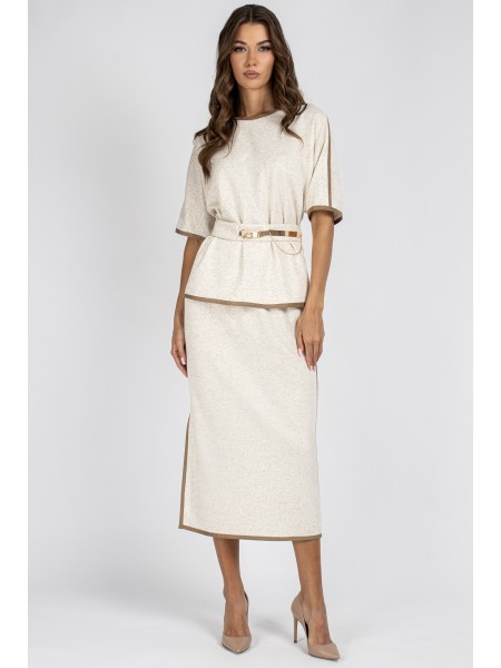 801 молочный с меланжем