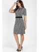 Платье артикул: 807 черно-белый от VIZAVI - вид 4
