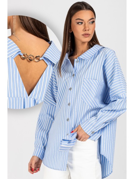 727 бело-голубая полоска