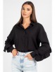 Блузка артикул: 736 черный от VIZAVI - вид 4