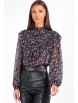 Блузка артикул: 815 цветы от VIZAVI - вид 9