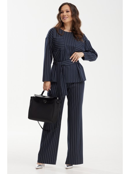 2468 темно-синий в полоску