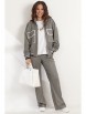Брючный костюм артикул: 2544 серый от Магия Моды - вид 5