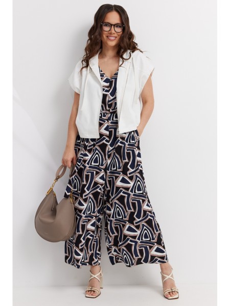 2600 сине-бежевый+белый