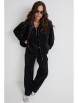 Брючный костюм артикул: 2642 черный от Магия Моды - вид 1