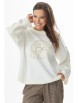 Кофта, джемпер артикул: 2667 молочный от Магия Моды - вид 1
