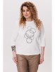Кофта, джемпер артикул: 2246 молочный от Rumoda - вид 1