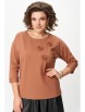 Кофта, джемпер артикул: 2268 коричневый от Rumoda - вид 3