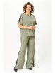 Брючный костюм артикул: 2124 зеленый от Rumoda - вид 8