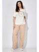 Брючный костюм артикул: 1194-1 бежевый от ТАиЕР - вид 1