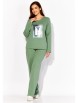 Спортивный костюм артикул: 1380 зеленый нефрит от ТАиЕР - вид 4