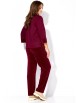 Брючный костюм артикул: 1381 винный от ТАиЕР - вид 2
