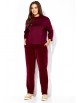 Брючный костюм артикул: 1381 винный от ТАиЕР - вид 6