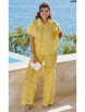 Брючный костюм артикул: 24193 желтый от Vittoria Queen - вид 5