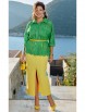 Юбочный костюм артикул: 24613/1 зеленый+лимонный от Vittoria Queen - вид 5