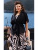 Плательный костюм артикул: 25213 принт+черный от Vittoria Queen - вид 5