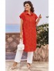 Брючный костюм артикул: 25733 красный+белый от Vittoria Queen - вид 7