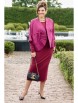 Плательный костюм артикул: 25823 винный от Vittoria Queen - вид 1