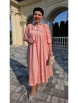 Нарядное платье артикул: 26433/2 персиковый от Vittoria Queen - вид 6