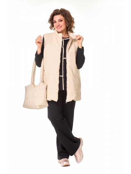 M-7573 бежевый песочный, черный