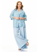 Брючный костюм артикул: М-7622 голубой топаз от T&N - вид 12