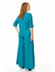 Брючный костюм артикул: М-7678 бирюза от T&N - вид 2