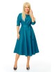 Нарядное платье артикул: M-7624 темная бирюза от T&N - вид 4