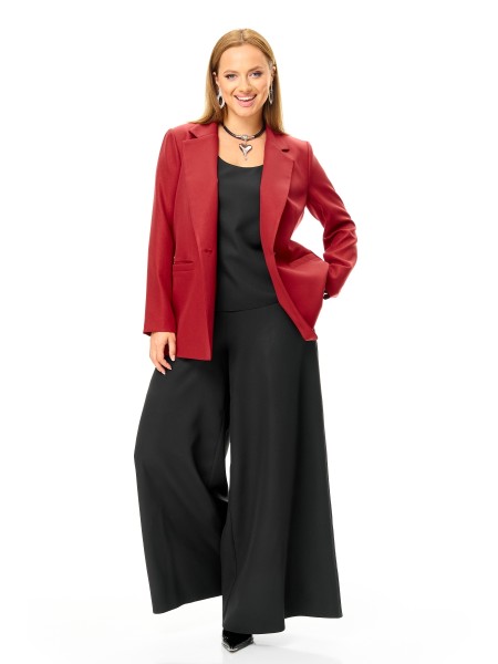 М-7696 бордо блеск и черный