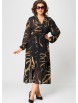 Нарядное платье артикул: 7322 черный с принтом от Eva Grant - вид 1