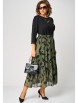 Нарядное платье артикул: 7216С принт олива от Eva Grant - вид 10