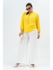 Брючный костюм артикул: 968 желтый/молоко от Andina - вид 13