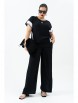 Брючный костюм артикул: 963 черный/белый от Andina - вид 9